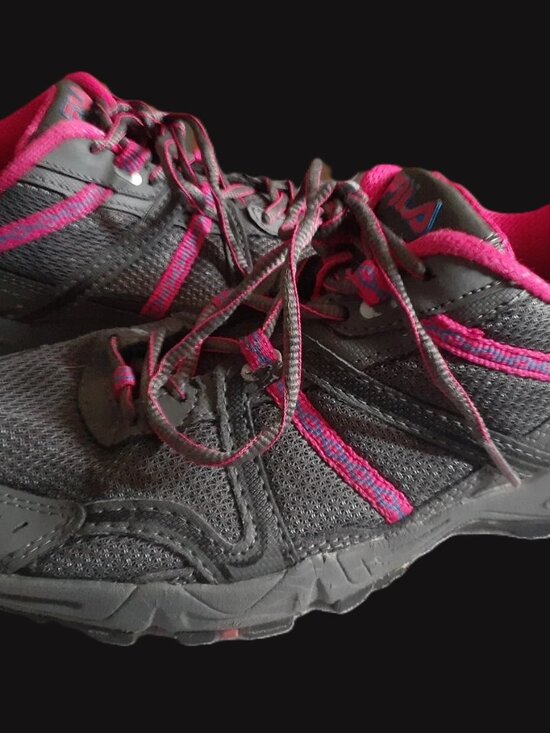 FILA SNEAKERS PINK/GRAY LACE UP ATHLETIC RUNNING SHOES RN 91175~WOMENS SIZE 10 - Picture 7 of 7